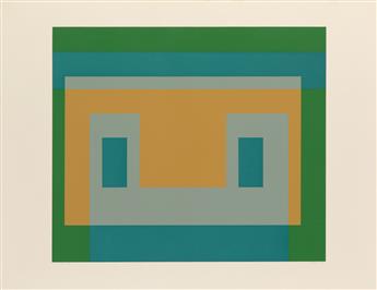 JOSEF ALBERS Group of 4 color screenprints from Six Variants.